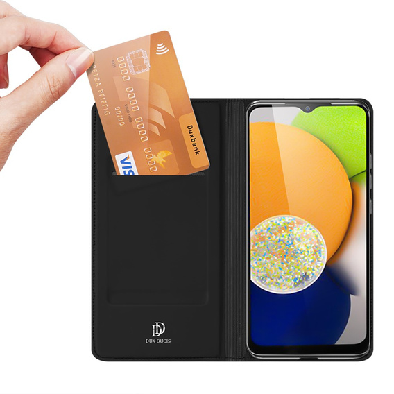 Dux Ducis Telefontok a Samsung Galaxy A03, Skinpro, fekete