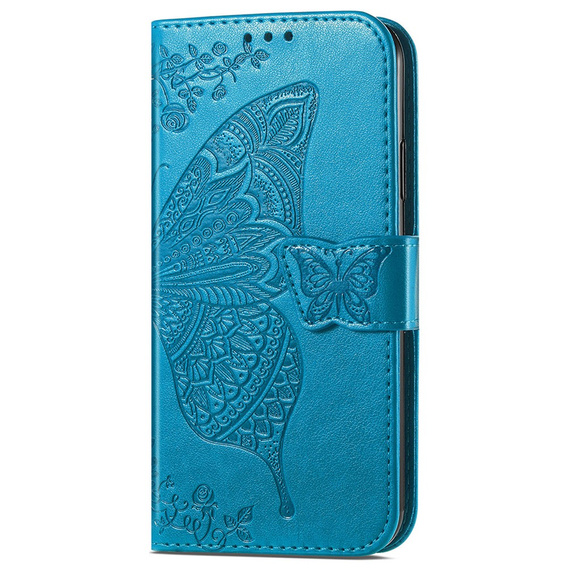 Pattintható tok a Realme 10 4G, Butterfly, kék