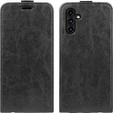 Pattintható tok a Samsung Galaxy A14 4G/5G, Flip, fekete