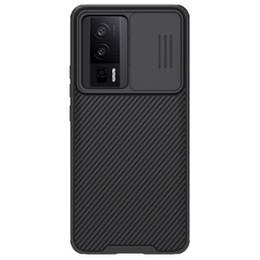 Tok Poco F5 Pro, páncélozott Nillkin, CamShield Pro, fekete
