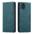 CASEME tok Samsung Galaxy A51, Leather Wallet Case, zöld