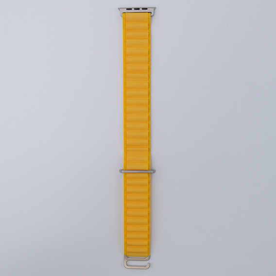 Nylon szíj Apple Watch 1/2/3/4/4/5/6/7/8/SE/ULTRA 42/44/45/45/49mm, sárga