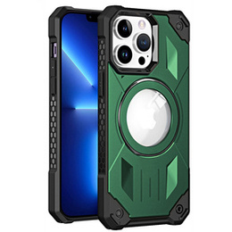 Tok iPhone 14 Pro Max, strapabíró, MagSafe-hoz, zöld