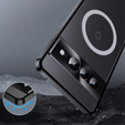 Kameravédő tok Google Pixel 8 Pro, CamShield MagSafe, átlátszó / fekete