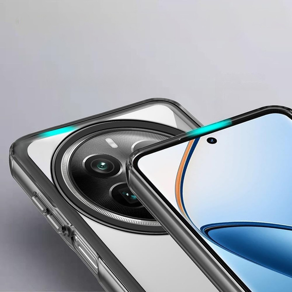 Telefontok a Realme 12 Pro 5G / 12 Pro+ 5G, Fusion Hybrid, átlátszó / fekete