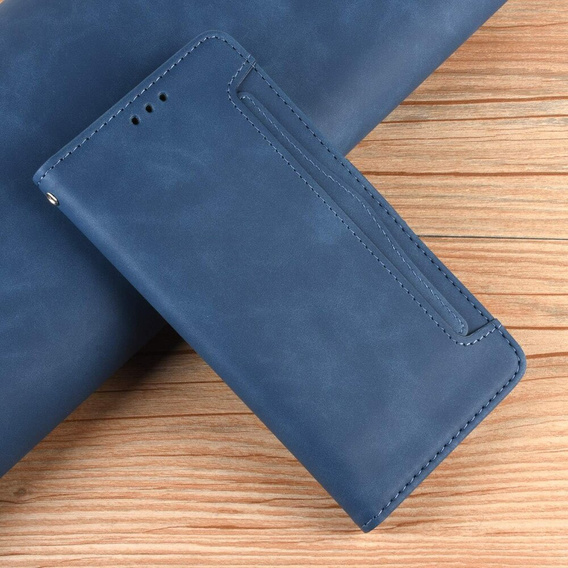 Pattintható tok a Xiaomi Poco F6, Card Slot, sötétkék