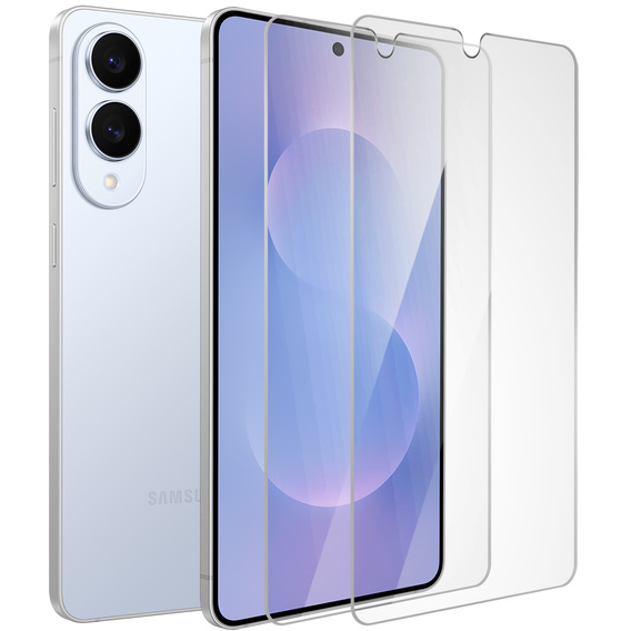 2x edzett üveg ERBORD 9H Hard Glass a képernyőn a Samsung Galaxy S25 Edge