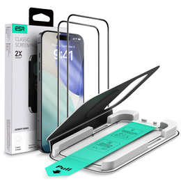 ESR UltraFit edzett üveg (2-Pack) iPhone 17 Pro készülékhez