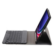 Tok + billentyűzet Samsung Galaxy Tab S9, Leather Pen Slot, fekete
