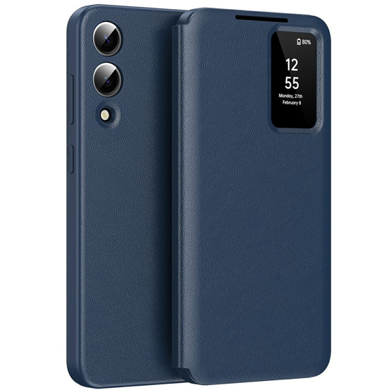 Flip tok Samsung Galaxy S25 Edge, Smart View Wallet, kék