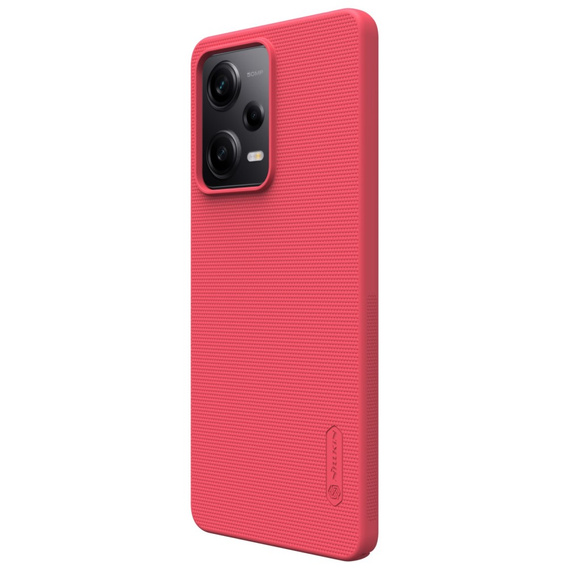 NILLKIN tok Xiaomi Poco X5 Pro 5G, Super Frosted Shield Case, piros