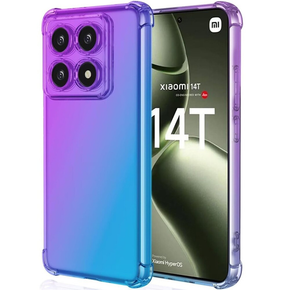 Tok Xiaomi 14T, Gradient Dropproof, Lila / kék