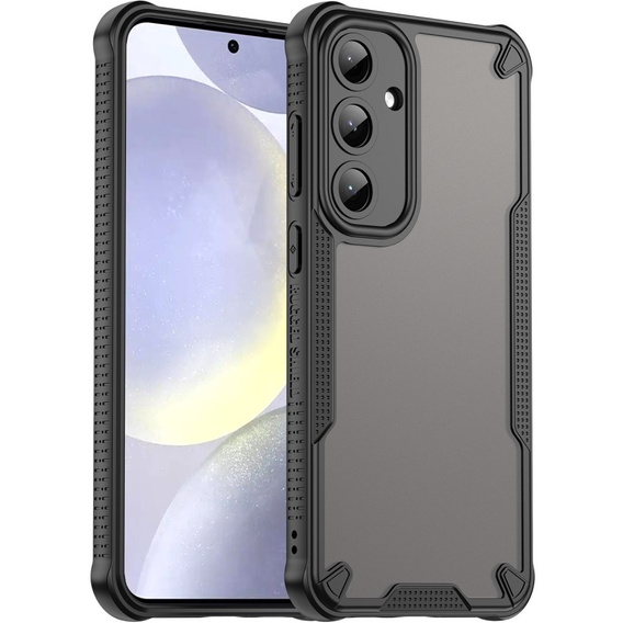 Telefontok a Samsung Galaxy S25+ Plus, Armor Frosted Case, fekete