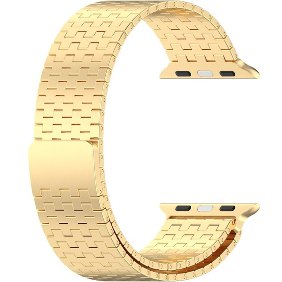 Acél karperec Apple Watch 1/2/3/4/4/5/6/7/8/SE/ULTRA 42/44/45/45/49 MM - arany