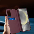 Flip tok Samsung Galaxy A55 5G, Smart View Wallet, piros