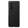 Eredeti Samsung tok Galaxy Z Fold 4 készülékhez, Leather Flip Cover, fekete