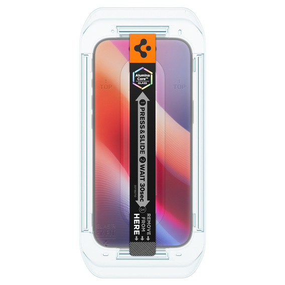 Spigen Glas.TR "EZ FIT" adatvédelmi edzőüveg HD iPhone Air készülékhez (2 db)