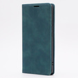 Telefontok a Oppo Reno 10 / 10 Pro, ERBORD Vintage, pénztárca patenttal, kék