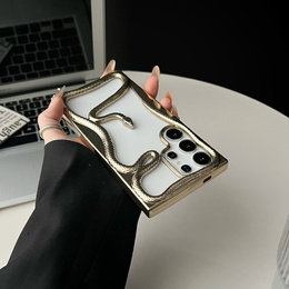 Teletok LUPHIE Samsung Galaxy S25 Ultra-hoz, Armor Bumper, fekete