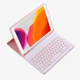 Tok + billentyűzet iPad 9.7 2017 / iPad 9.7 2018 / Air / Air 2, rózsaszín rose gold