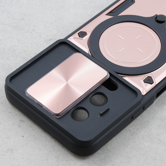 Páncélozott tok Infinix Note 12 Pro 4G / Note 12 2023, CamShield Slide, rózsaszín rose gold