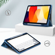 Tok Xiaomi Redmi Pad SE 11", Smartcase Hybrid, tolltartó résszel, kék