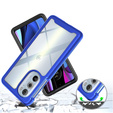 Tok Motorola Edge 30 Pro készülékhez, Shockproof, fóliával, kék