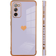 Telefontok a Samsung Galaxy S20 FE, Electro heart, lila