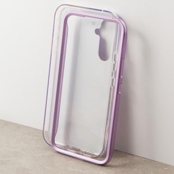 Telefontok a Samsung Galaxy A54 5G, Suritch Full Body Flowers, lila