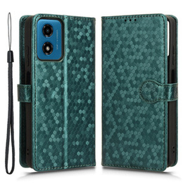 Flap tok Motorola Moto G24 / G24 Power / G04, Wallet Rhombus, zöld