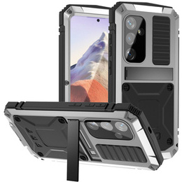 Páncélozott tok a Samsung Galaxy S24, R-JUST, ezüst