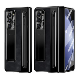 Leather+PC bőr tok állvánnyal, üveggel és tollal Samsung Galaxy Z Fold6 5G készülékekhez