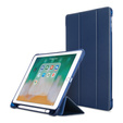 Tok iPad 9.7 2018 / 2017/ Air / Air 2, Smartcase tolltartóval, sötétkék
