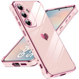 Telefontok a Samsung Galaxy S25 FE, Electro heart, rózsaszín rose gold
