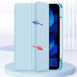 Tok iPad 10.9 2022 10 Gen, Smartcase Hybrid, tolltartó résszel, kék