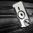 Pattintható tok a iPhone 13, RFID Wallet MagSafe CamShield, fekete