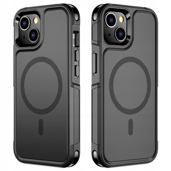 Telefontok a iPhone 14, MagForce MagSafe, fekete