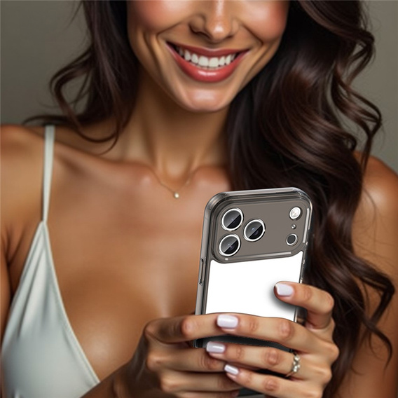 Szilikon tok kemény hátlappal iPhone 17 Pro-hoz