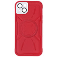 Tok iPhone 15, ERBORD Armor Mag, piros