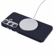 Tok Samsung Galaxy S25+ Plus, Carbon Fiber MagSafe, fekete