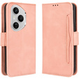 Pattintható tok a Honor 400 Pro 5G, Card Slot, rózsaszín