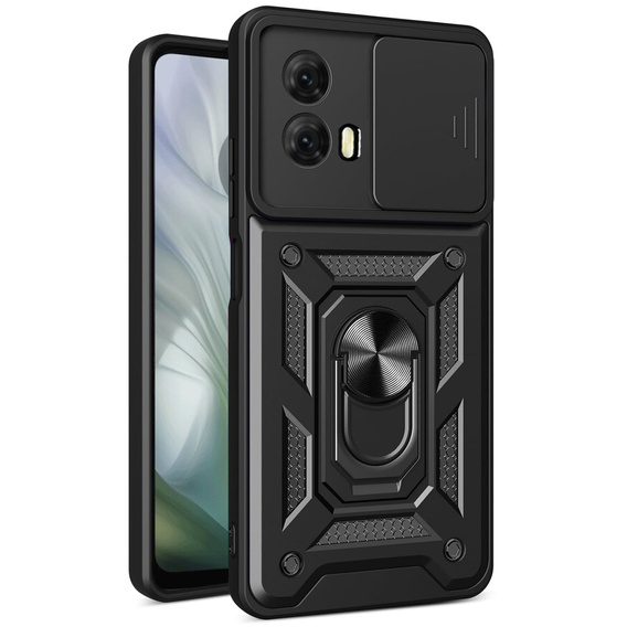 Telefontok a Motorola Moto E14, CamShield Slide, fekete