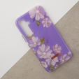 Telefontok a Samsung Galaxy A54 5G, Suritch Full Body Flowers, lila