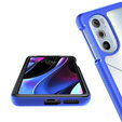 Tok Motorola Edge 30 Pro készülékhez, Shockproof, fóliával, kék