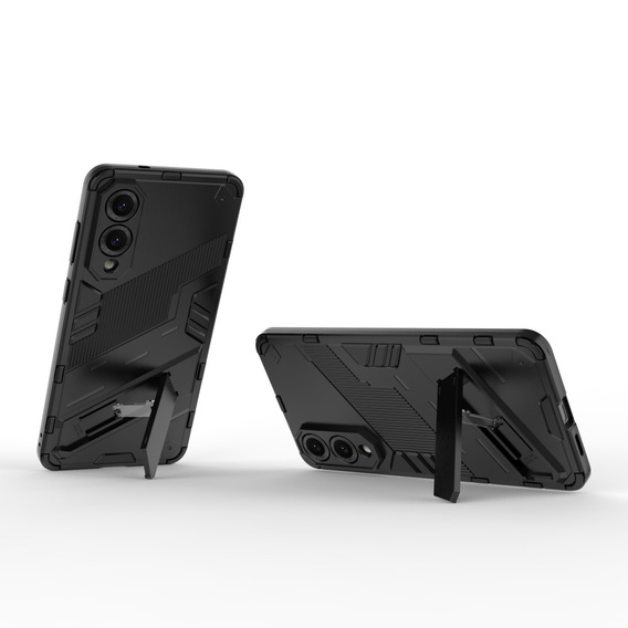 Tok Samsung Galaxy S25 Edge, Military kickstand, fekete