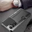 Tok Samsung Galaxy A55 5G, Card Holder Kickstand, fekete
