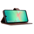 Pattintható tok a Samsung Galaxy A26, Crazy Horse Wallet, barna