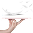 Tok Lenovo Tab K11 Plus, Smartcase Hybrid, tolltartó résszel, rózsaszín