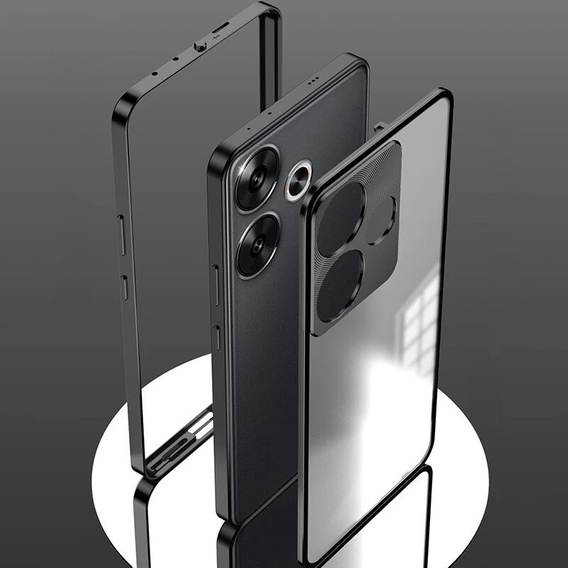 Tok az Xiaomi Poco F6, Frame Case, fekete