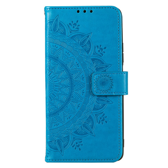 Pattintható tok a Motorola Moto G73 5G, Mandala Flower, kék